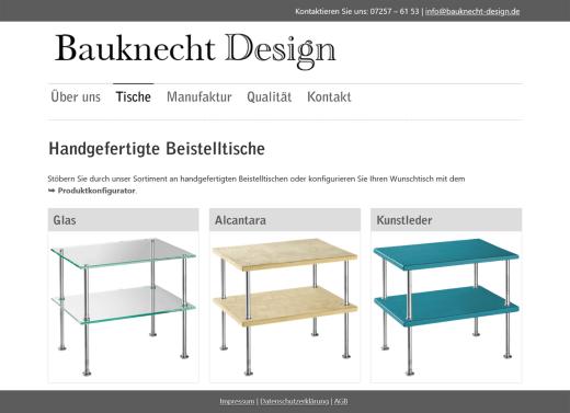 Bauknecht Design Beistelltische Bruchsal Produktkatalog